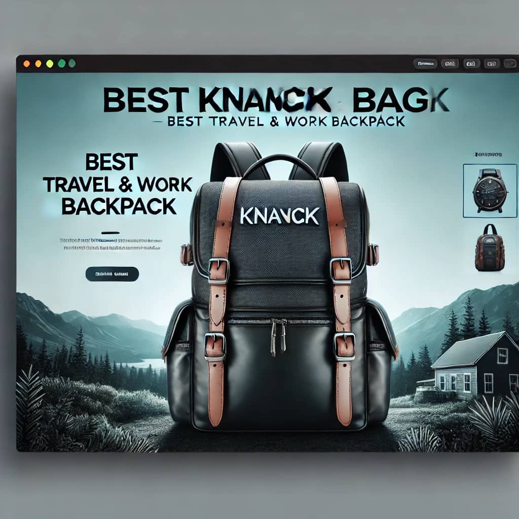 Knack Bags – The Ultimate Backpack for Work, Travel & Everyday Adventures!